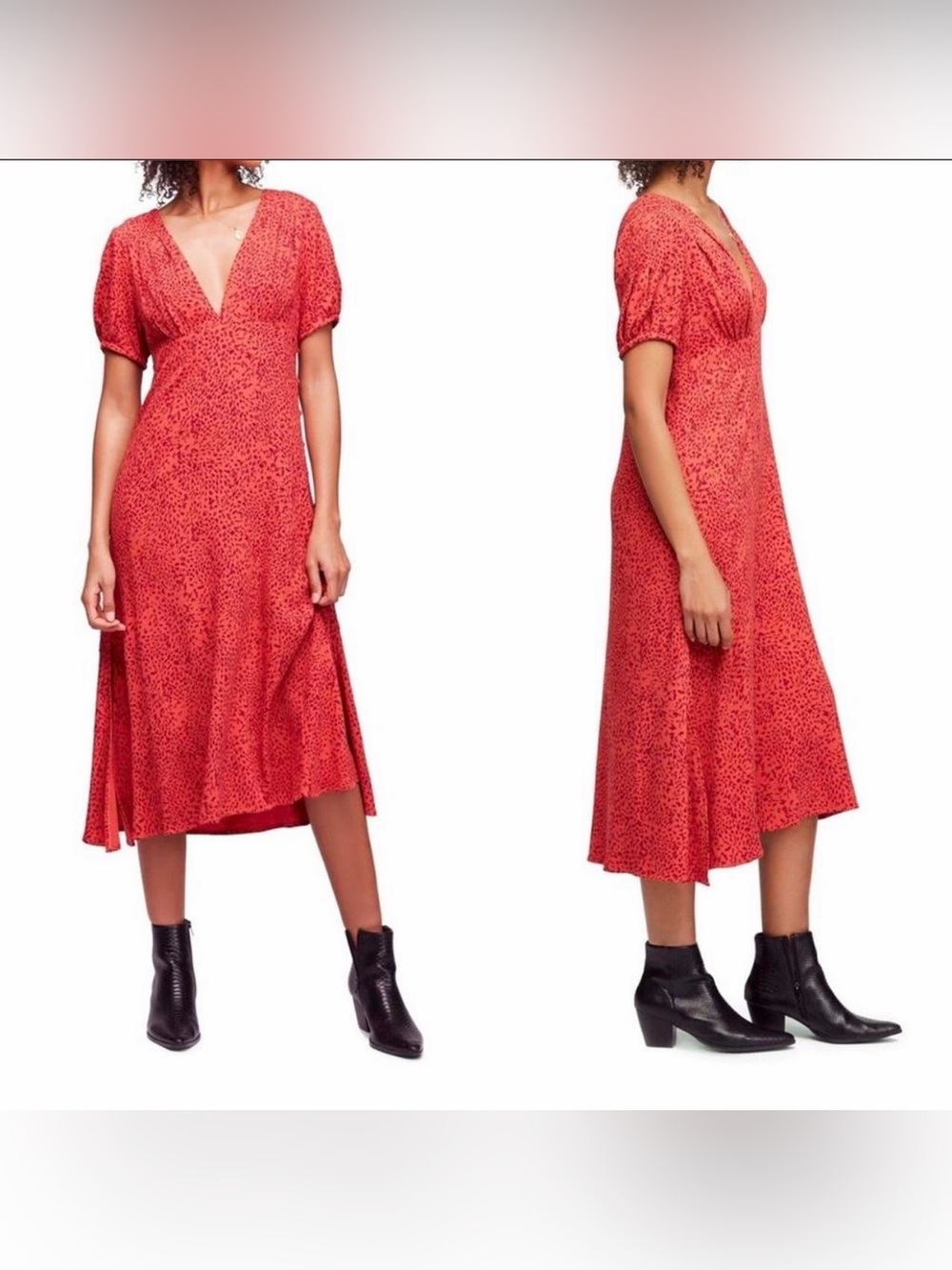 Free People Looking for Love Midi Dress